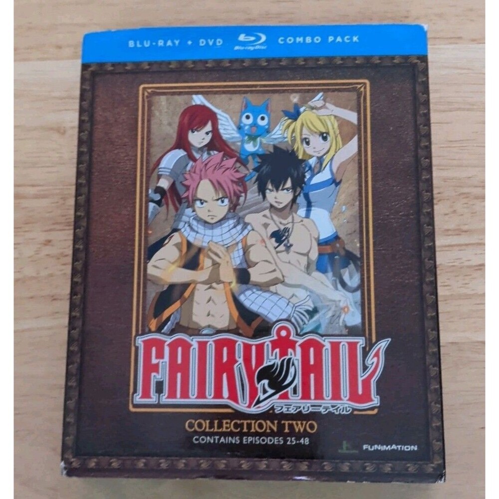Fairy Tail: Collection Two (Blu-ray & DVD 8 Disc Set) Episodes 25-48 Funimation